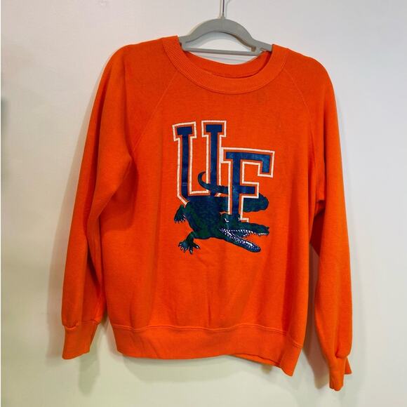Vintage University Of Florida Sweatshirt Big Alligator Print Large - Picture 1 of 8